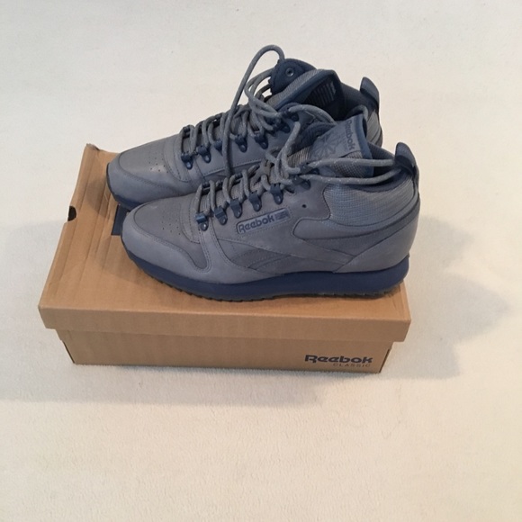 Grey and blue Reebok high tops - Picture 5 of 5